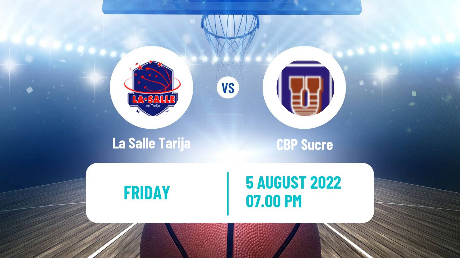 Basketball Bolivian Libobasquet La Salle Tarija - CBP Sucre