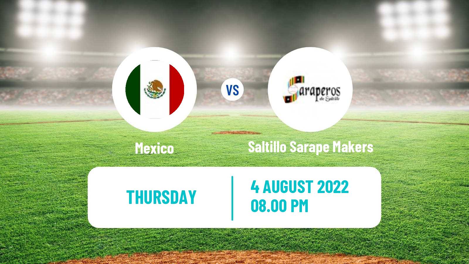 Baseball LMB Mexico - Saltillo Sarape Makers