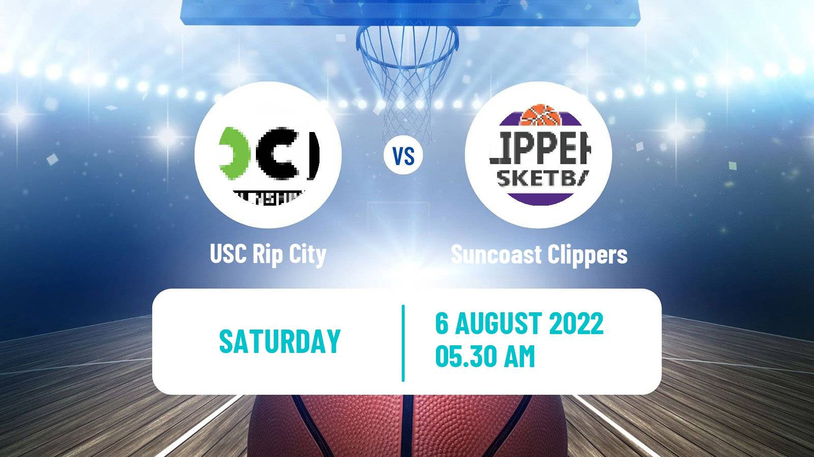 Basketball Australian NBL1 North USC Rip City - Suncoast Clippers