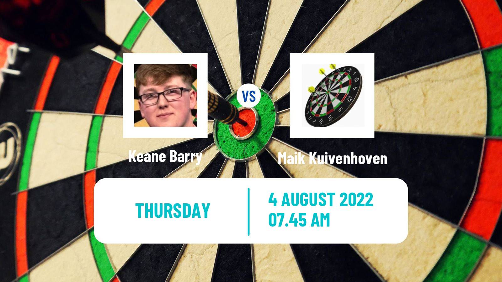 Darts Darts Keane Barry - Maik Kuivenhoven