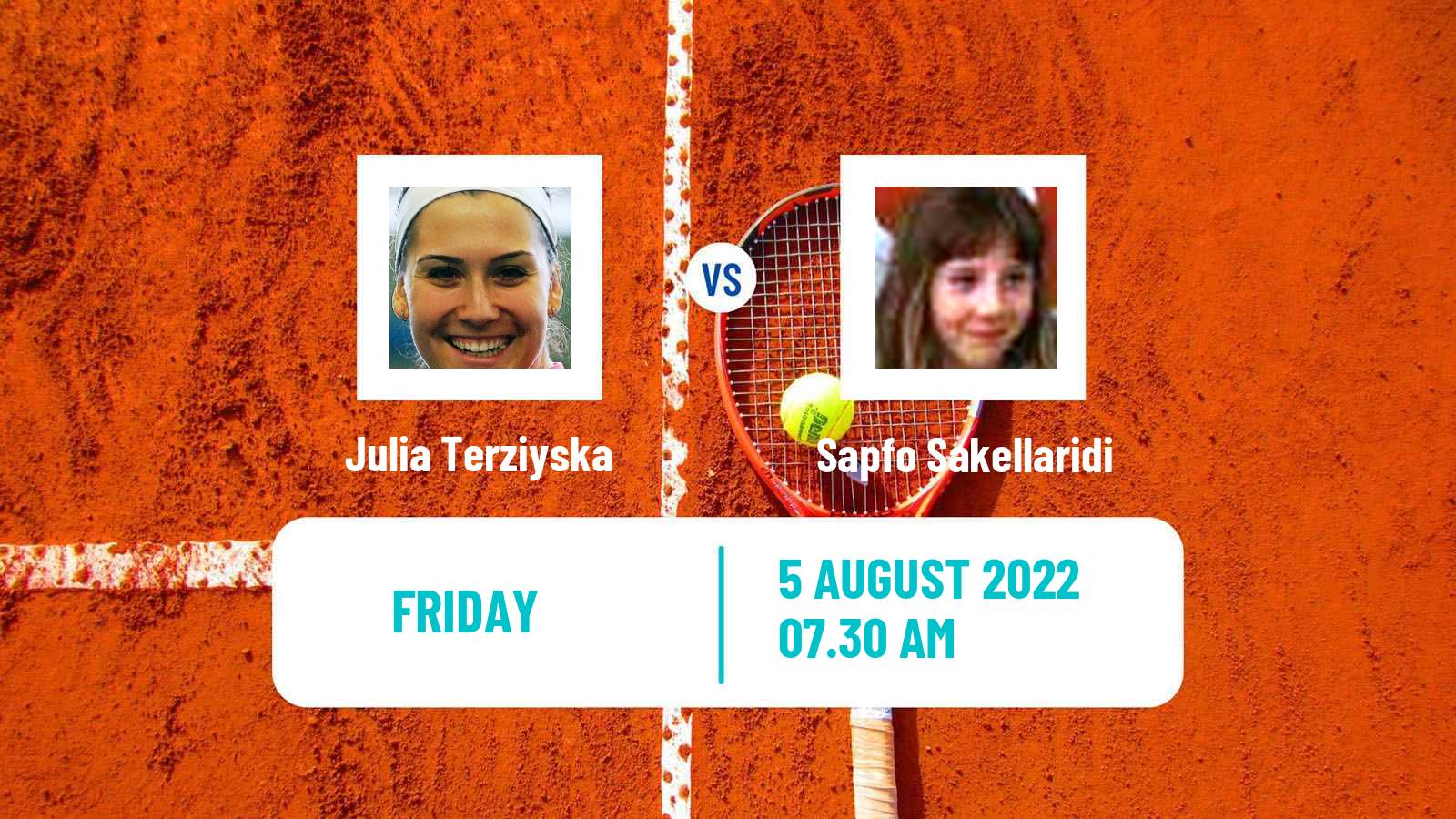 Tennis ITF Tournaments Julia Terziyska - Sapfo Sakellaridi