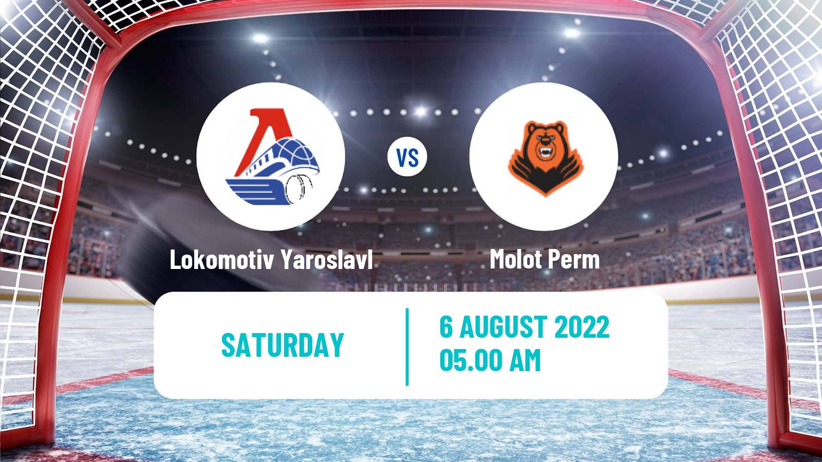 Hockey Club Friendly Ice Hockey Lokomotiv Yaroslavl - Molot Perm