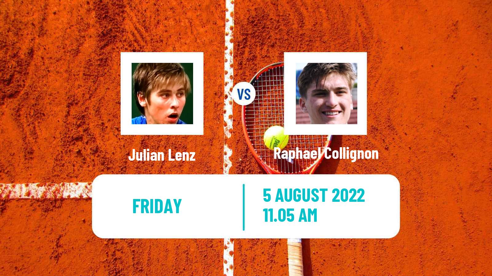 Tennis ITF Tournaments Julian Lenz - Raphael Collignon