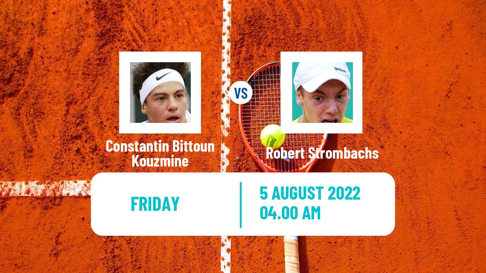 Tennis ITF Tournaments Constantin Bittoun Kouzmine - Robert Strombachs