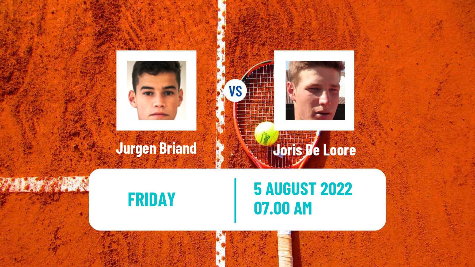 Tennis ITF Tournaments Jurgen Briand - Joris De Loore