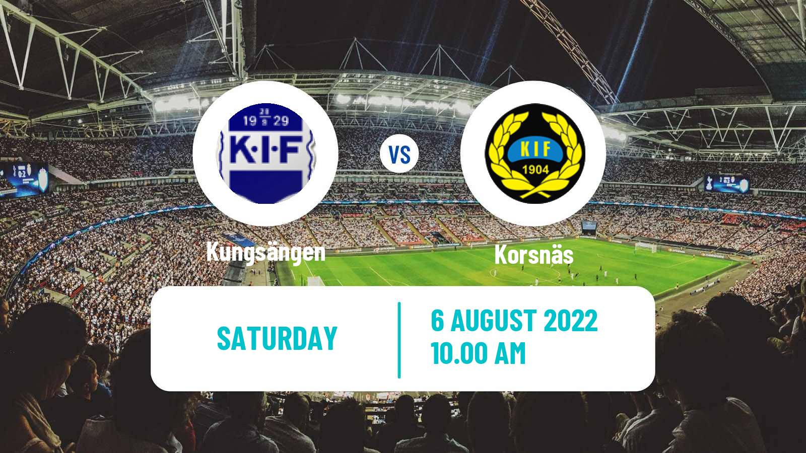 Soccer Swedish Division 2 - Norra Svealand Kungsängen - Korsnäs