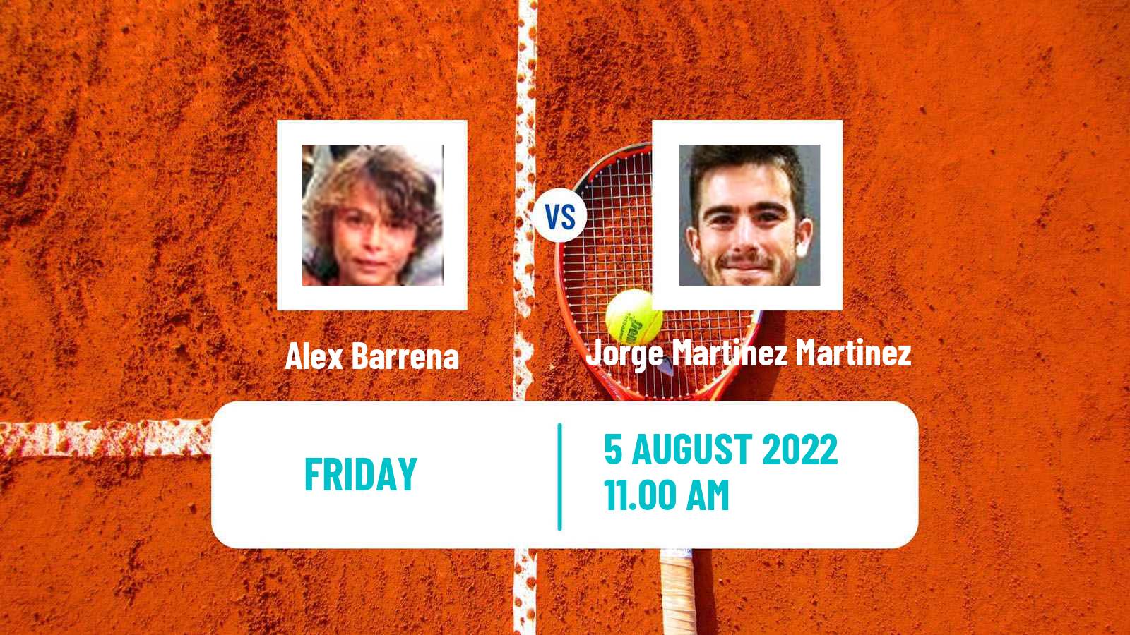 Tennis ITF Tournaments Alex Barrena - Jorge Martinez Martinez