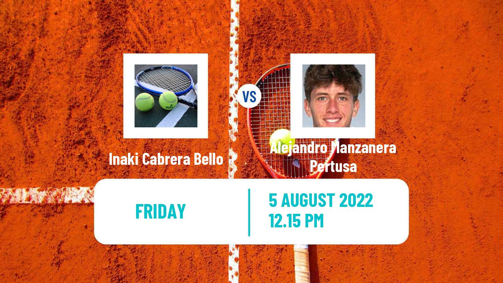 Tennis ITF Tournaments Inaki Cabrera Bello - Alejandro Manzanera Pertusa