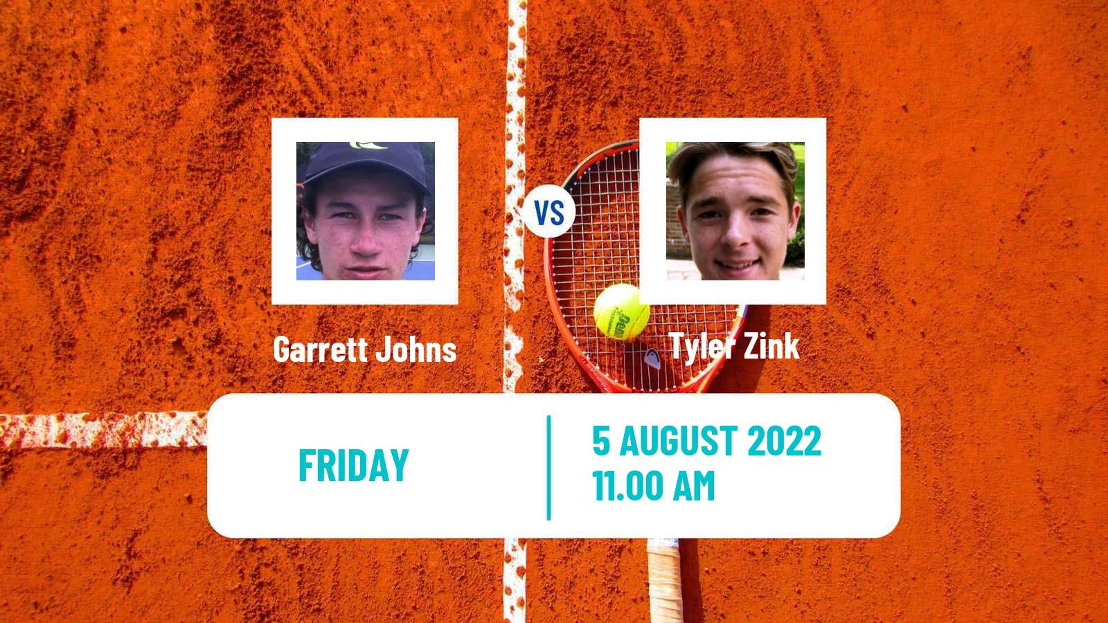 Tennis ITF Tournaments Garrett Johns - Tyler Zink