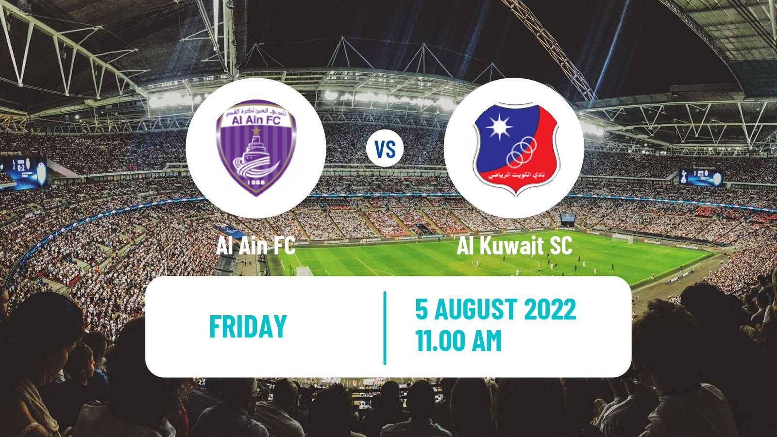 Soccer Club Friendly Al Ain - Al Kuwait