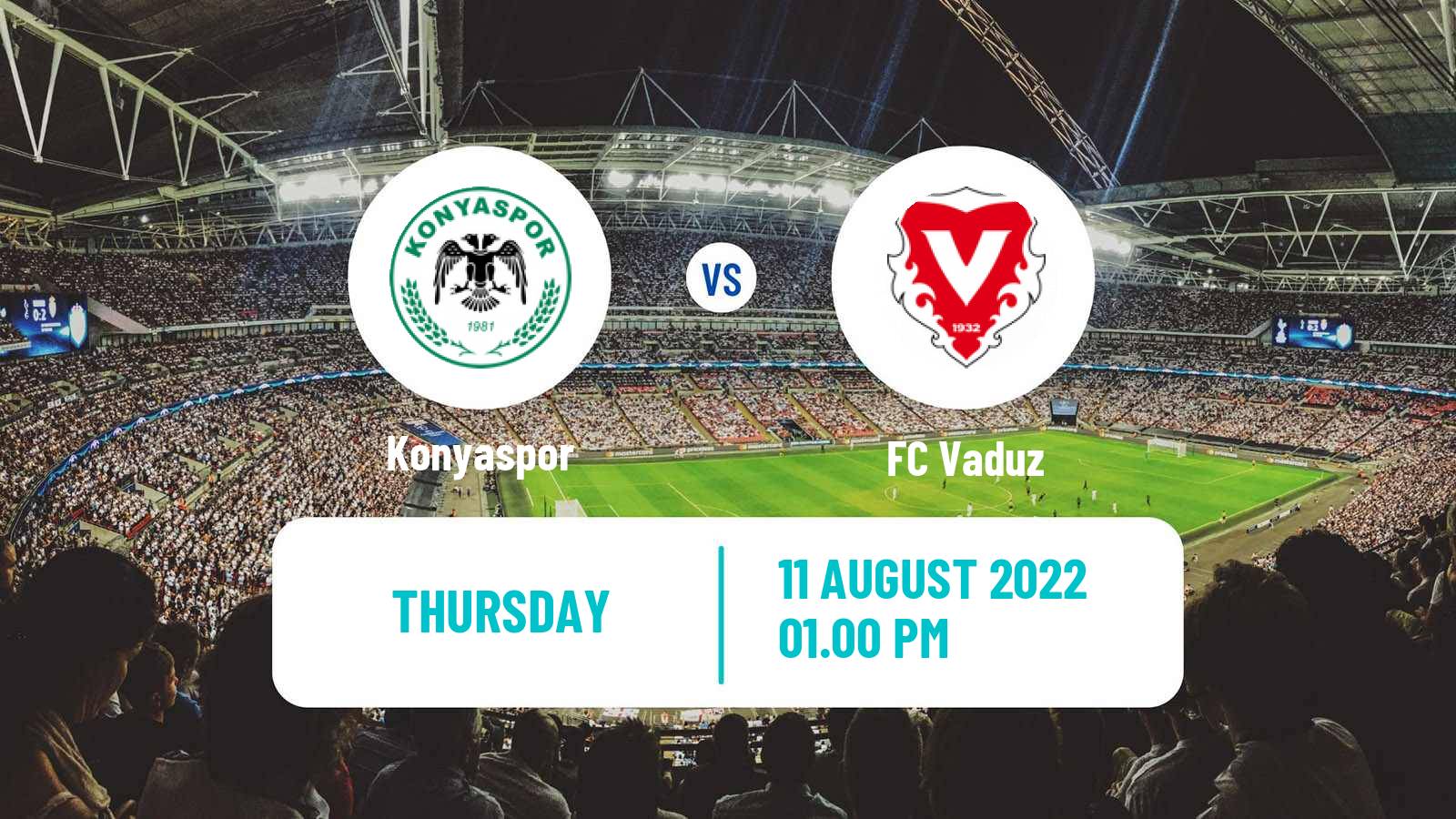 Soccer UEFA Europa Conference League Konyaspor - Vaduz