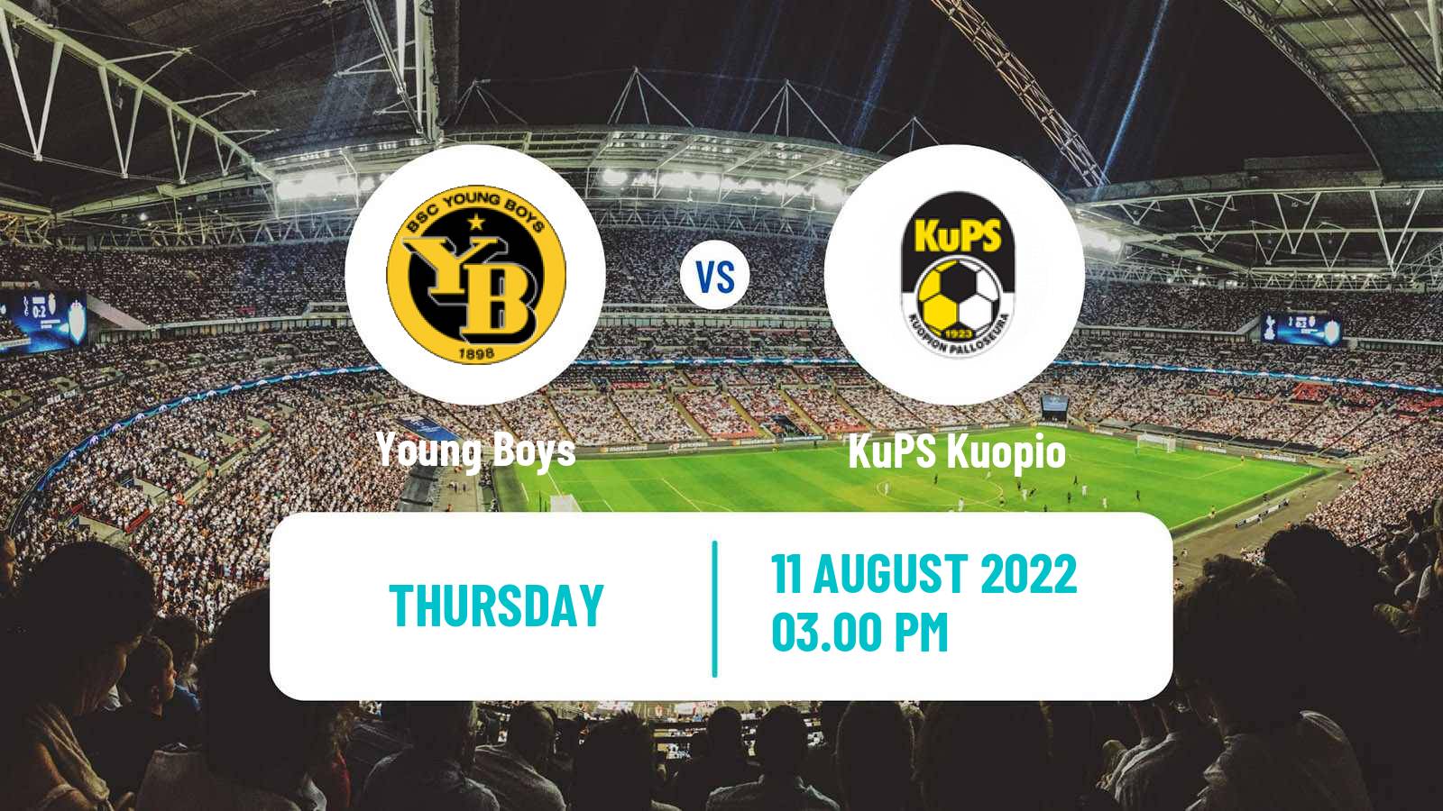 Soccer UEFA Europa Conference League Young Boys - KuPS Kuopio