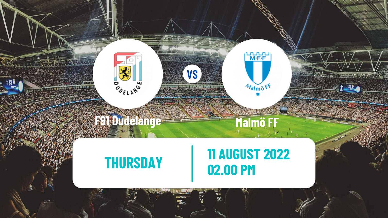 Soccer UEFA Europa League F91 Dudelange - Malmö