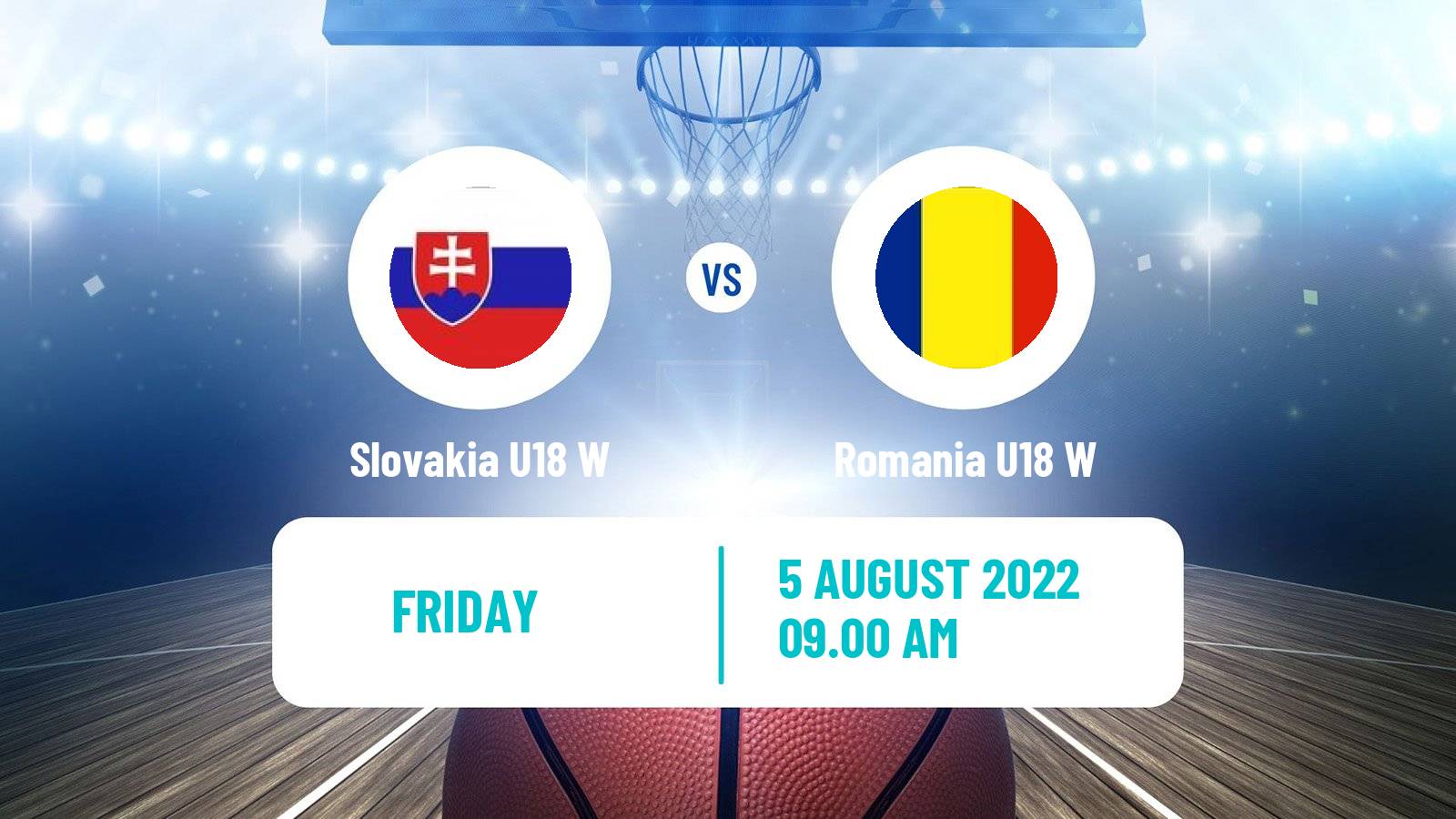 Basketball European Championship U18 B Basketball Women Slovakia U18 W - Romania U18 W