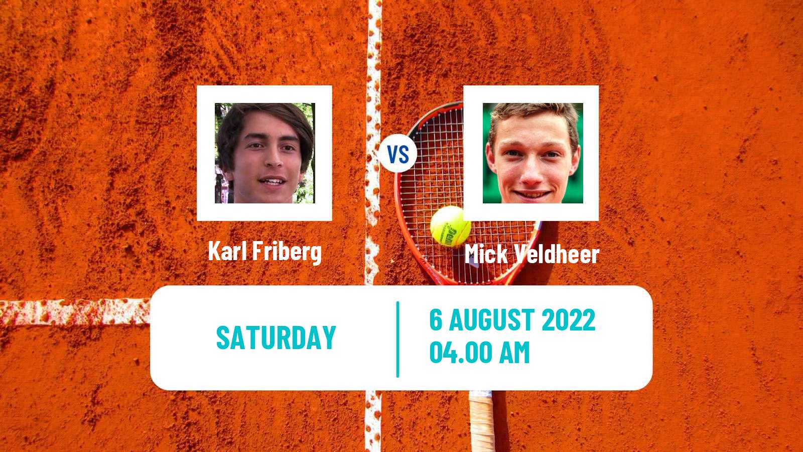 Tennis ITF Tournaments Karl Friberg - Mick Veldheer