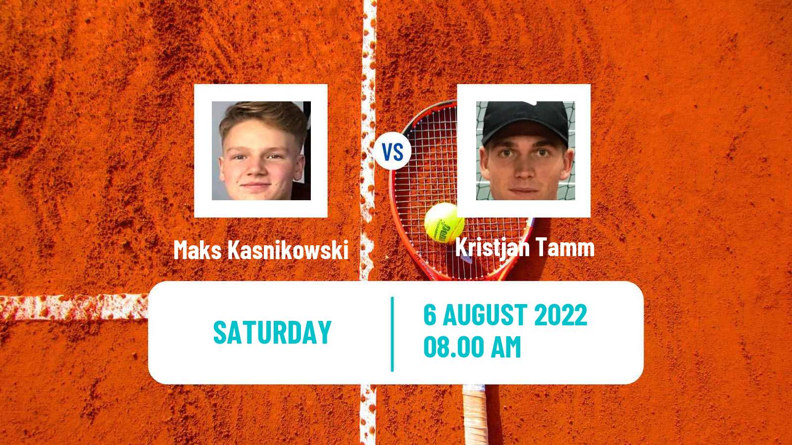 Tennis ITF Tournaments Maks Kasnikowski - Kristjan Tamm