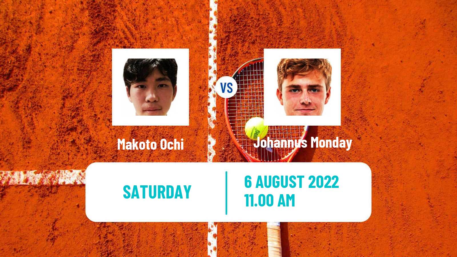 Tennis ITF Tournaments Makoto Ochi - Johannus Monday