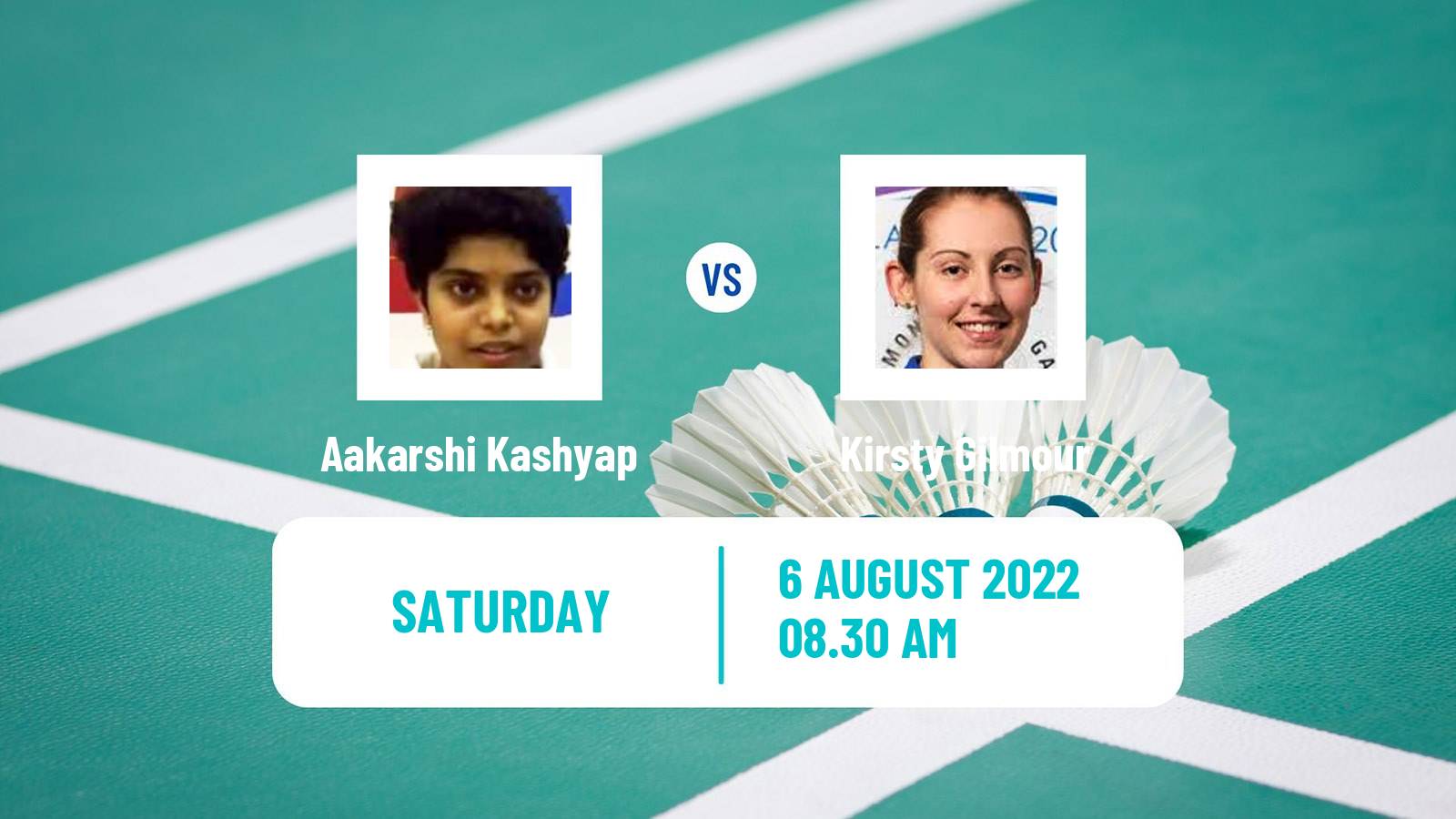 Badminton Badminton Aakarshi Kashyap - Kirsty Gilmour