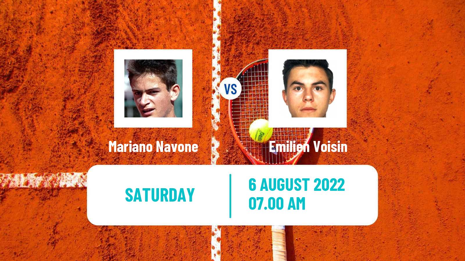 Tennis ITF Tournaments Mariano Navone - Emilien Voisin