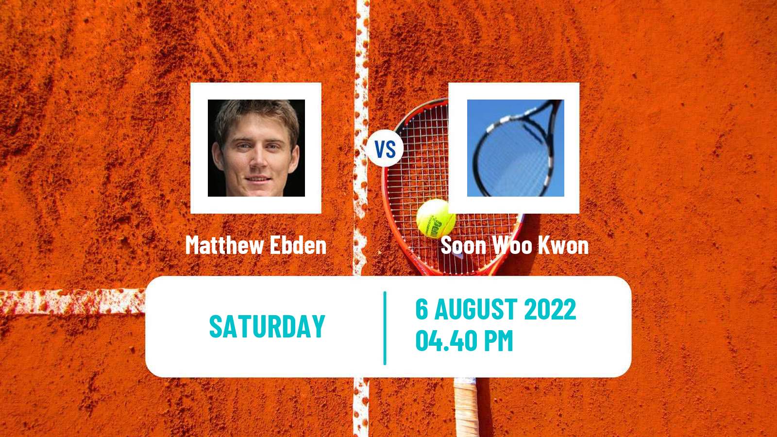 Tennis ATP Montreal Matthew Ebden - Soon Woo Kwon