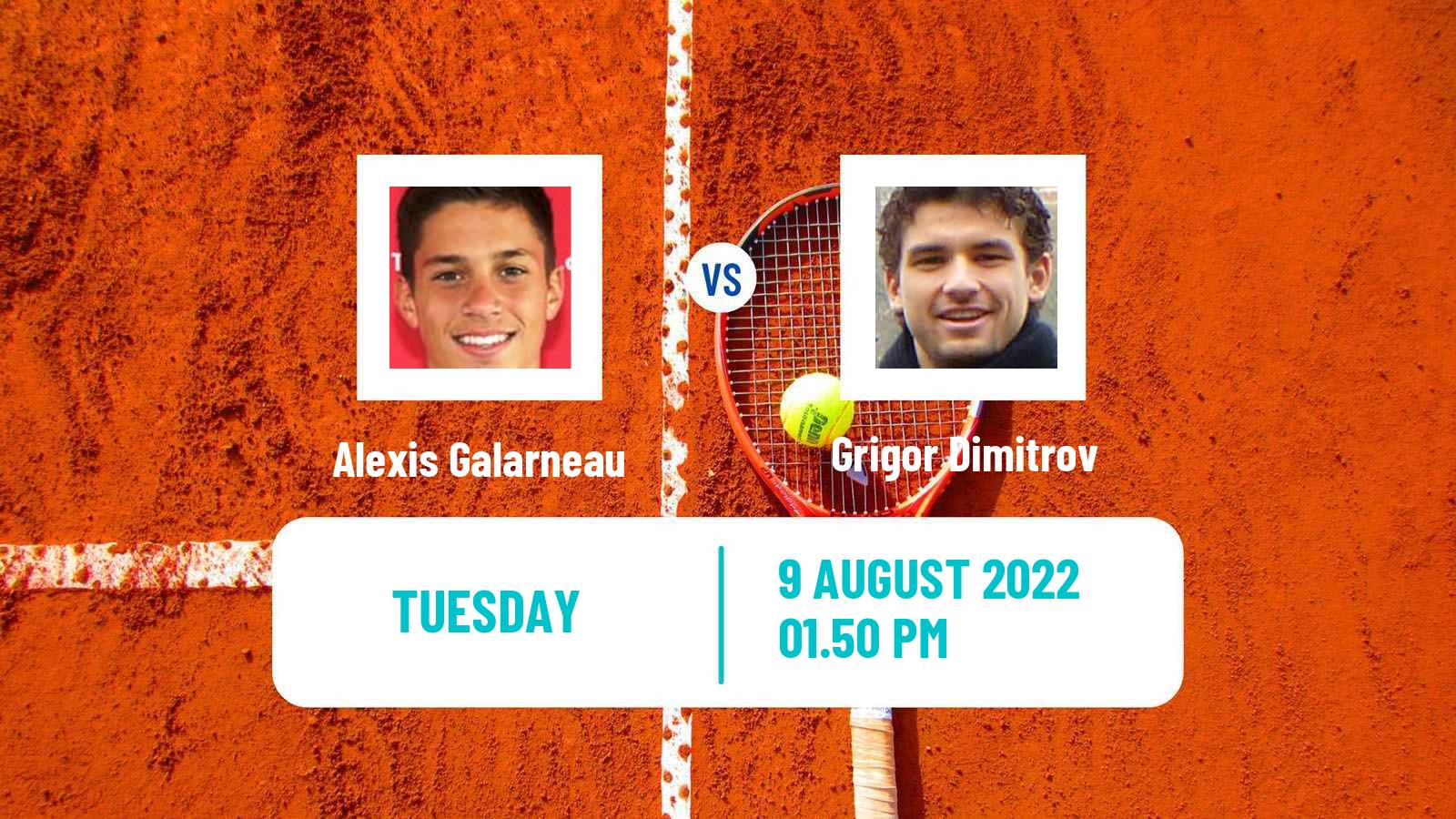 Tennis ATP Montreal Alexis Galarneau - Grigor Dimitrov