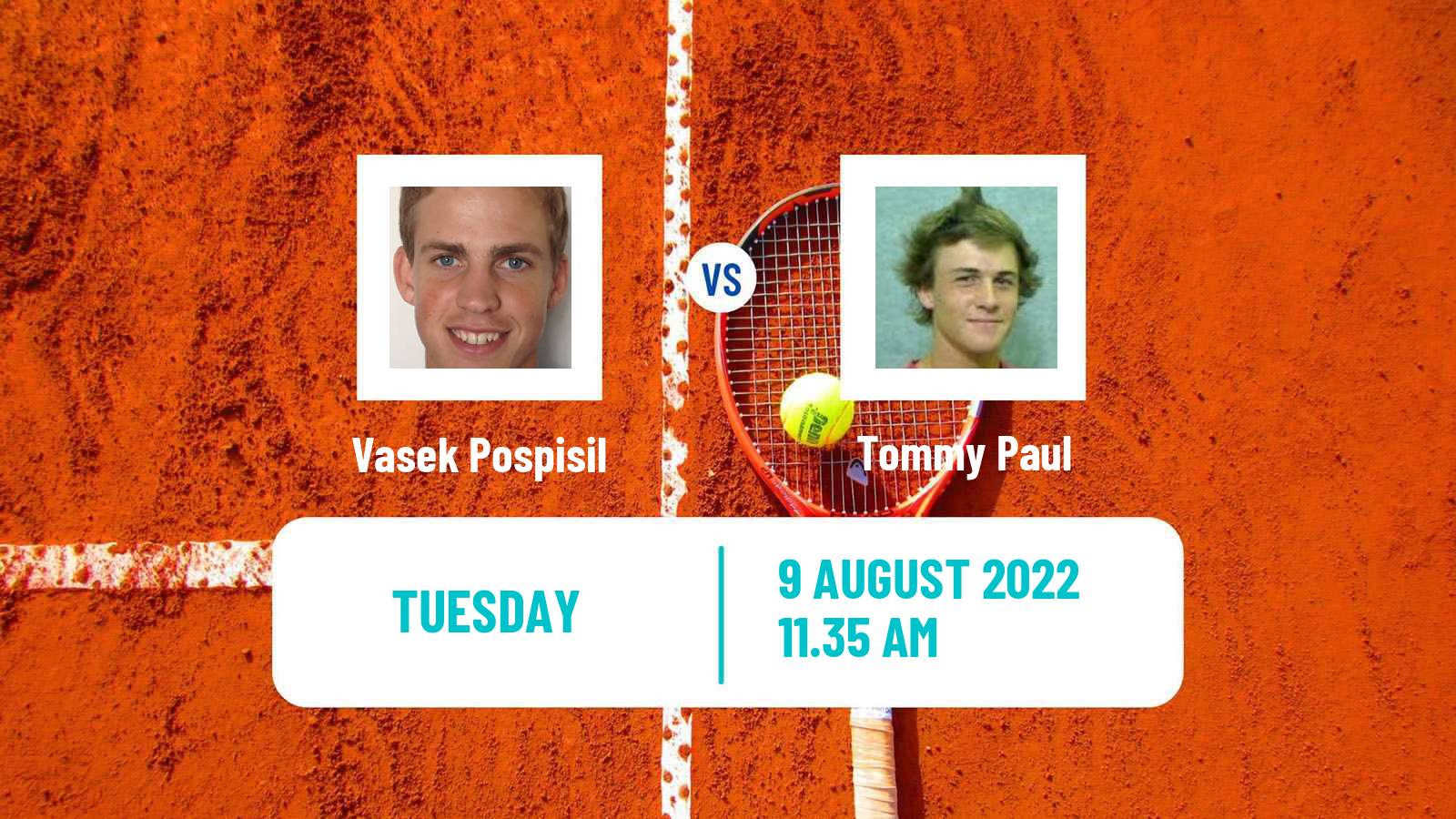 Tennis ATP Montreal Vasek Pospisil - Tommy Paul