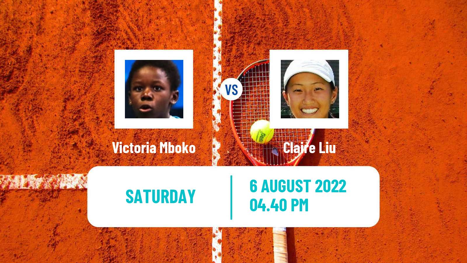 Tennis WTA Toronto Victoria Mboko - Claire Liu