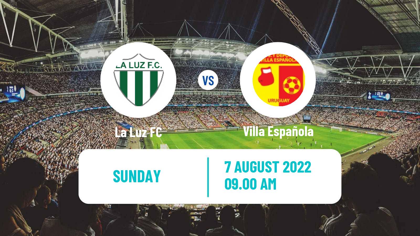 Soccer Uruguayan Segunda Division La Luz - Villa Española