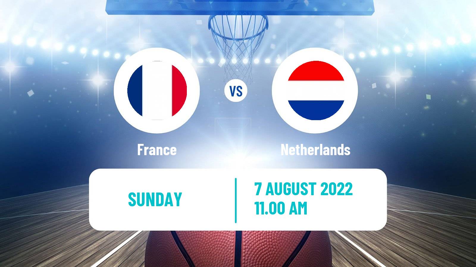 Basketball Friendly International Basketball France - Netherlands