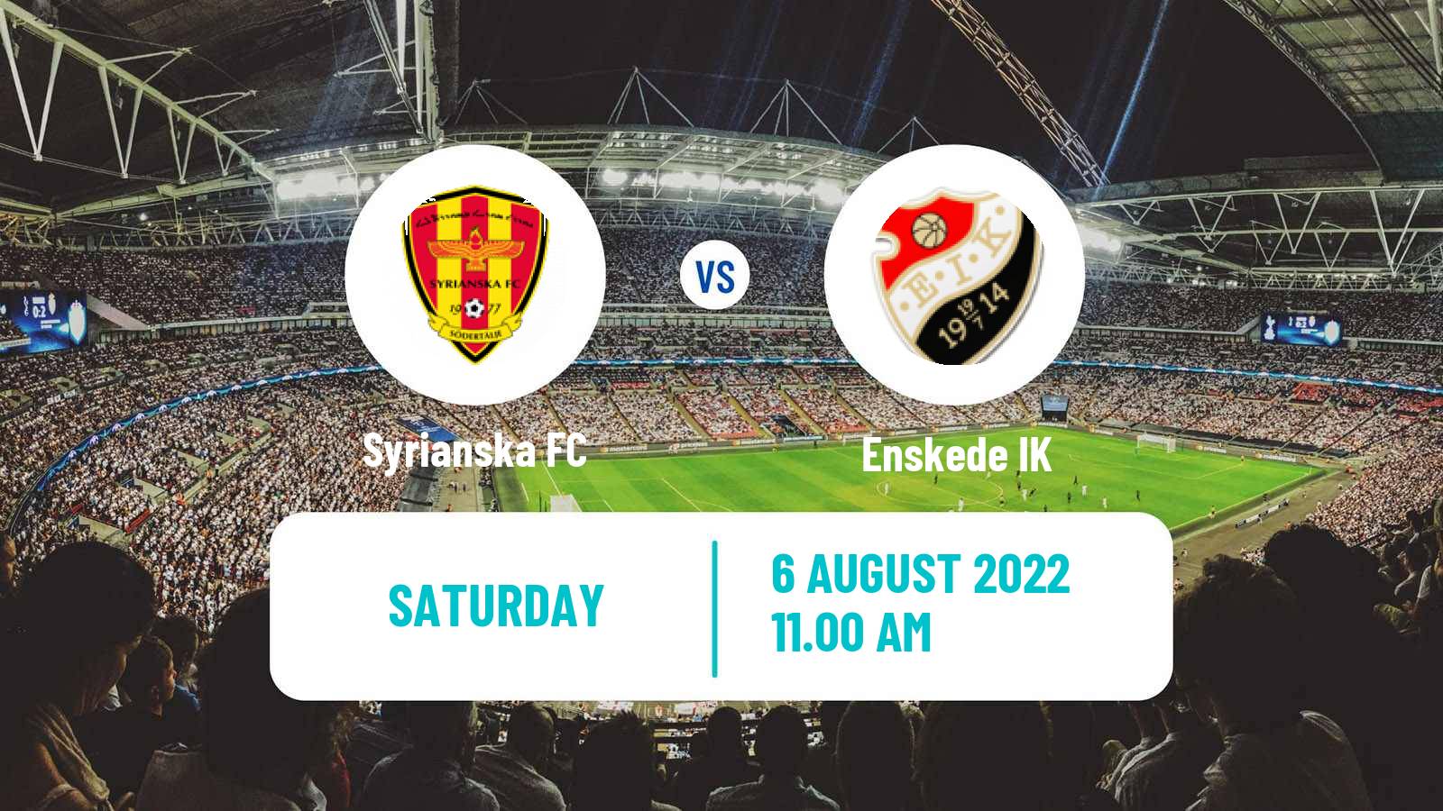 Soccer Swedish Division 2 - Södra Svealand Syrianska - Enskede