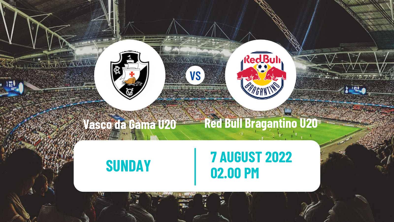 Soccer Brasileiro U20 Vasco da Gama U20 - Red Bull Bragantino U20