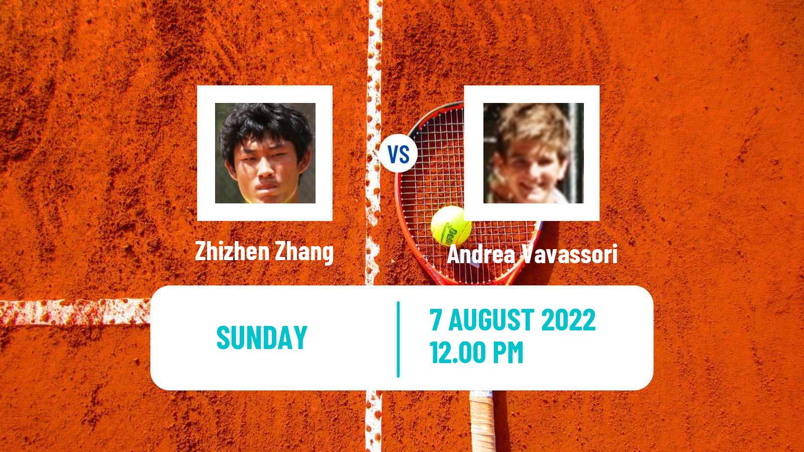 Tennis ATP Challenger Zhizhen Zhang - Andrea Vavassori