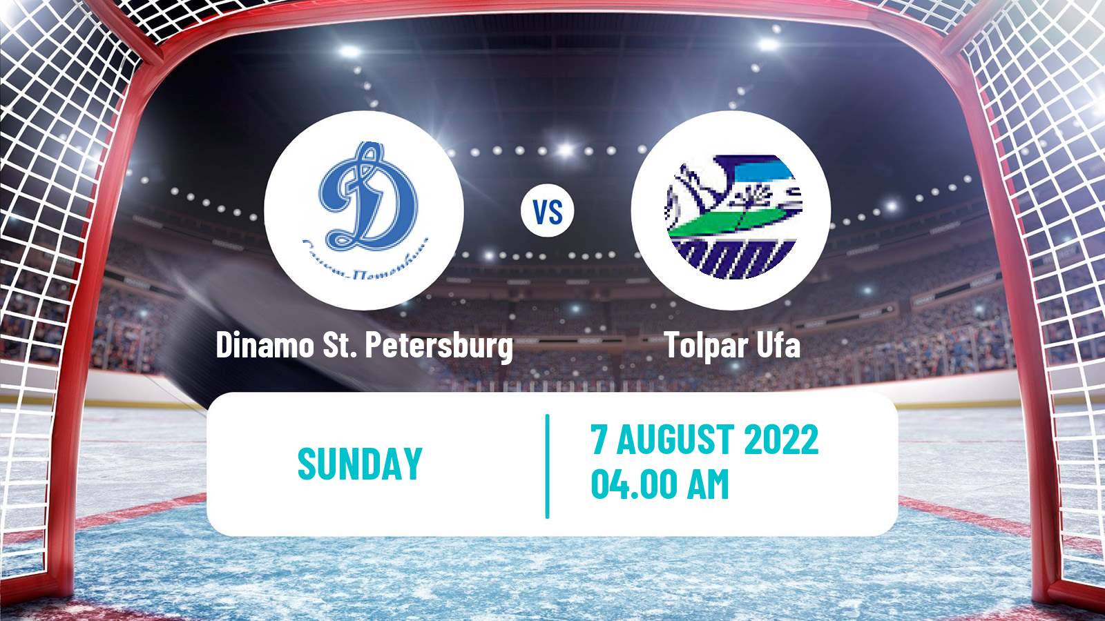 Hockey Club Friendly Ice Hockey Dinamo St. Petersburg - Tolpar