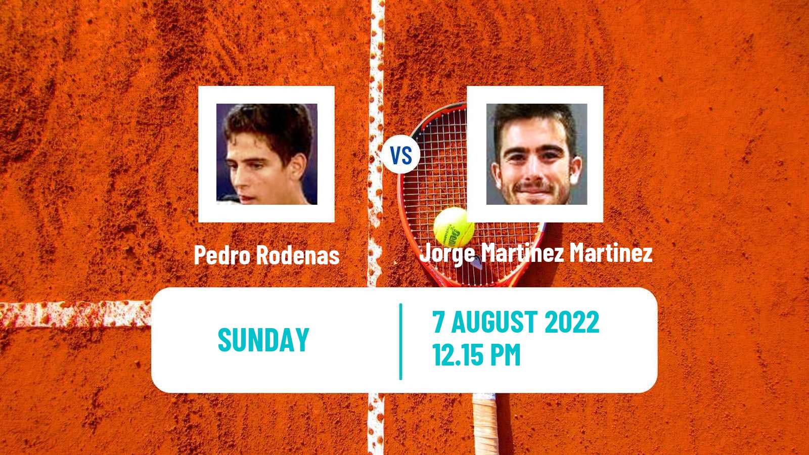 Tennis ITF Tournaments Pedro Rodenas - Jorge Martinez Martinez