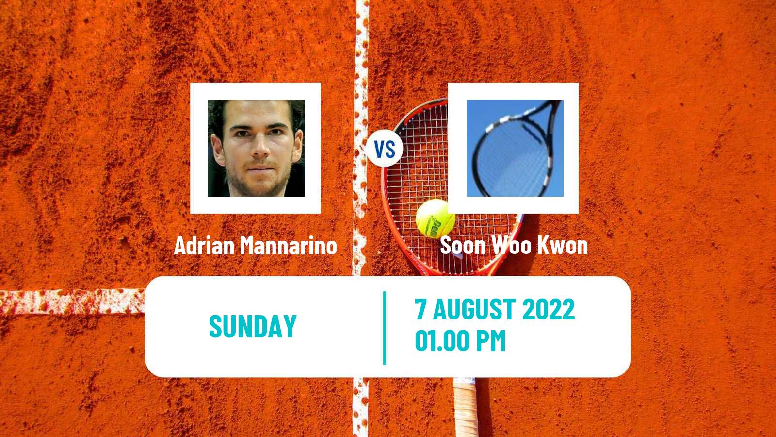 Tennis ATP Montreal Adrian Mannarino - Soon Woo Kwon