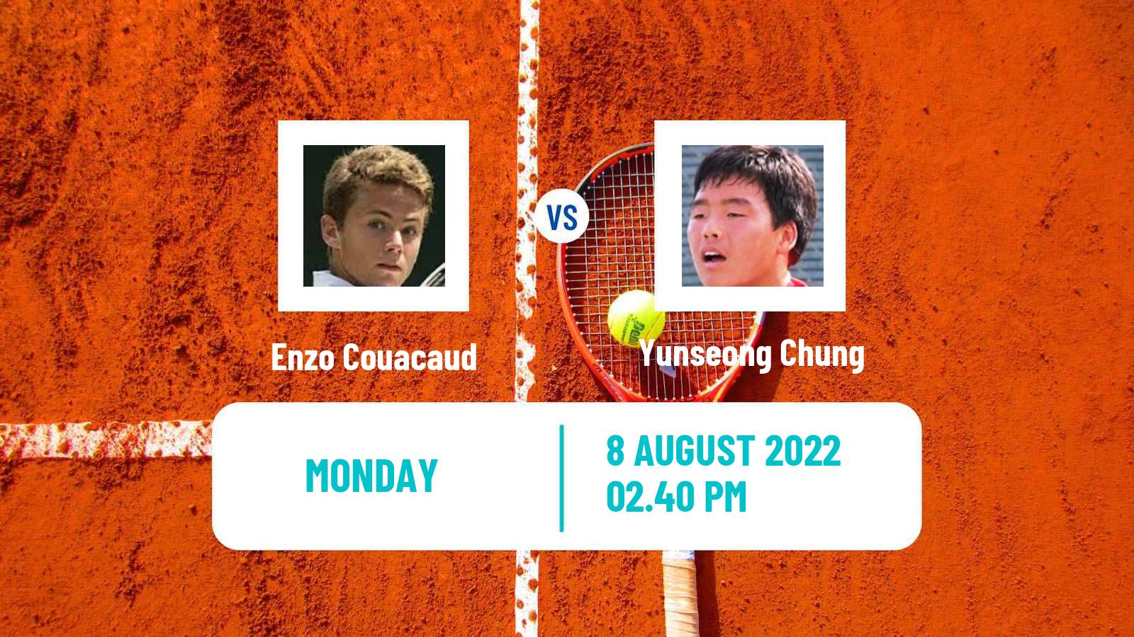 Tennis ATP Challenger Enzo Couacaud - Yunseong Chung