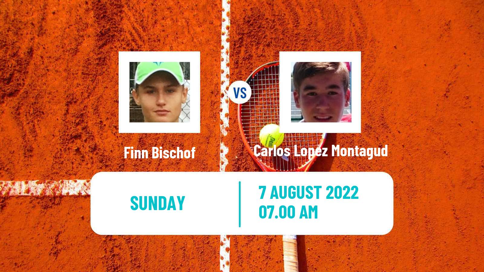 Tennis ATP Challenger Finn Bischof - Carlos Lopez Montagud