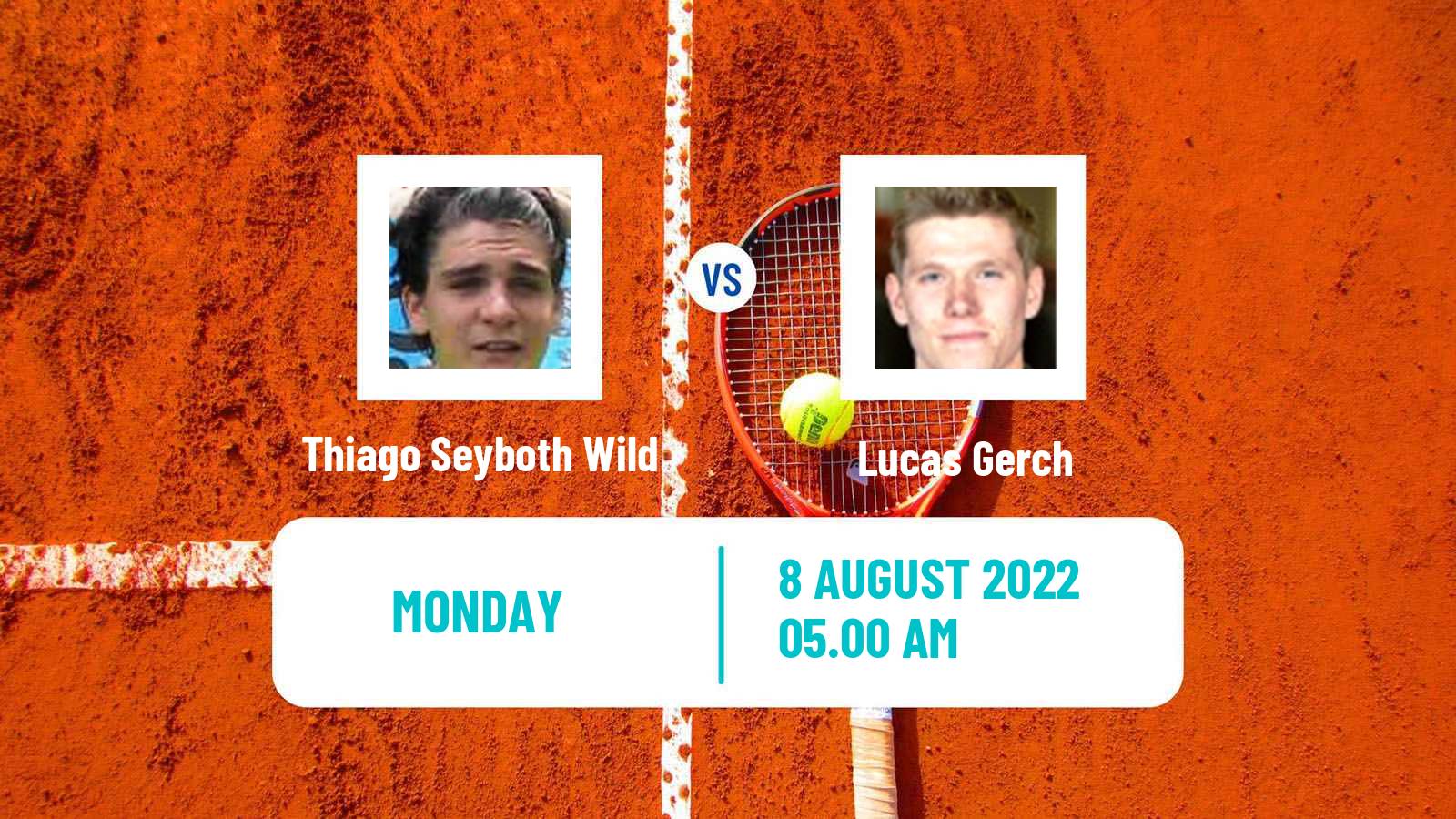 Tennis ATP Challenger Thiago Seyboth Wild - Lucas Gerch