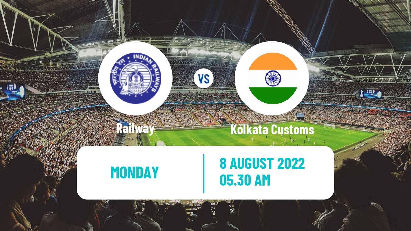 Soccer Indian Premier Division A Railway - Kolkata Customs