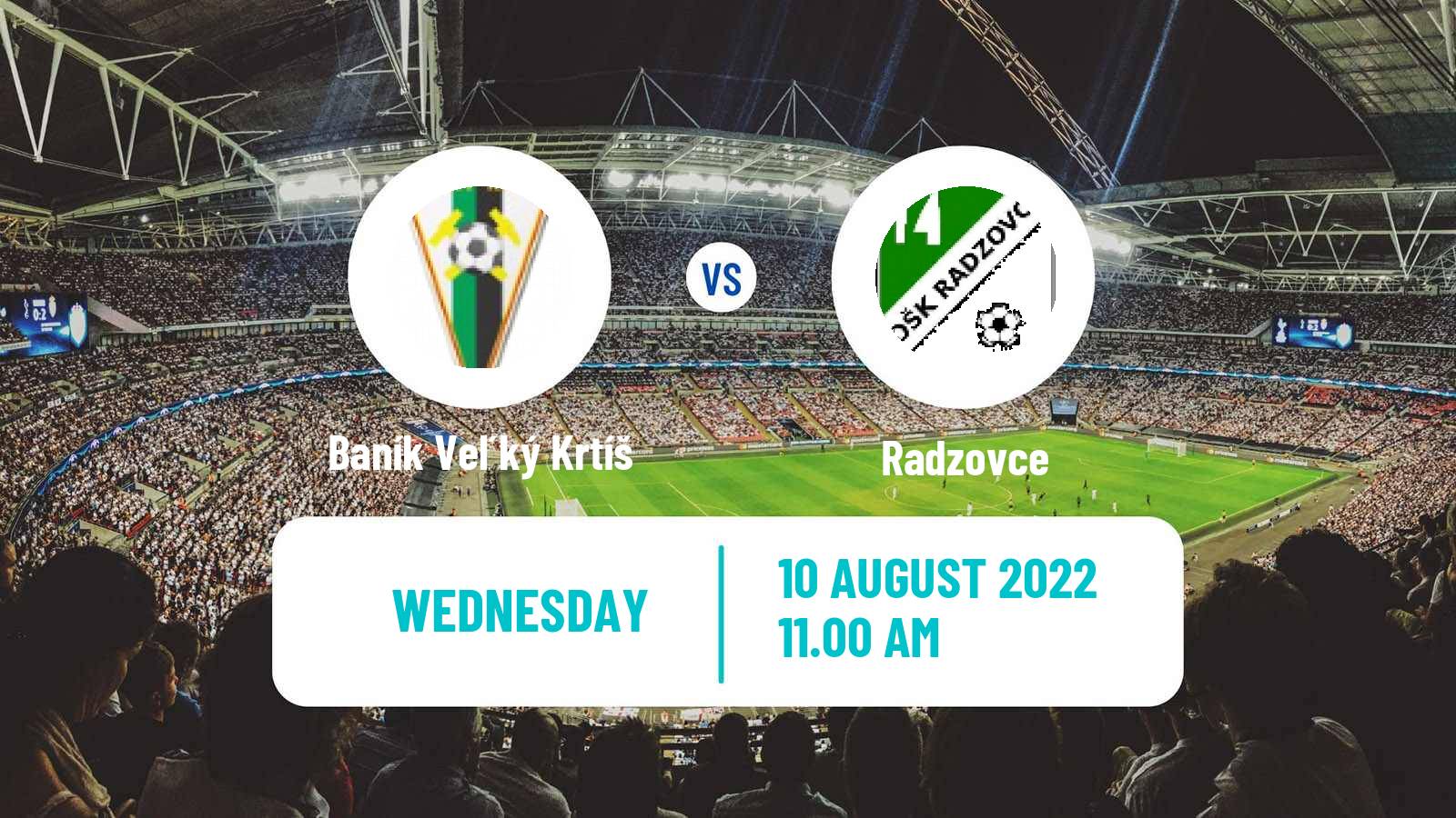 Soccer Slovak Cup Baník Veľký Krtíš - Radzovce