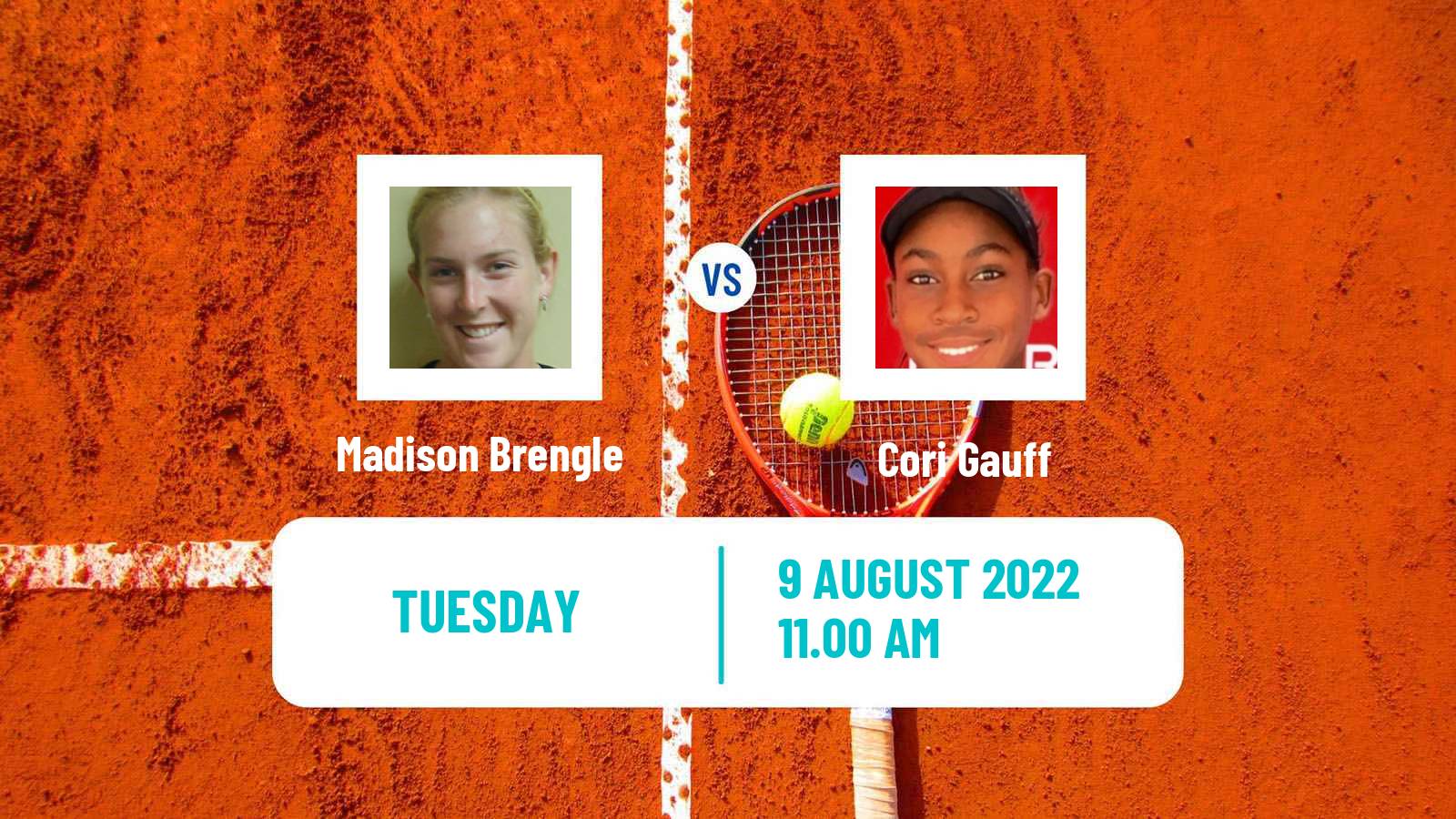 Tennis WTA Toronto Madison Brengle - Cori Gauff