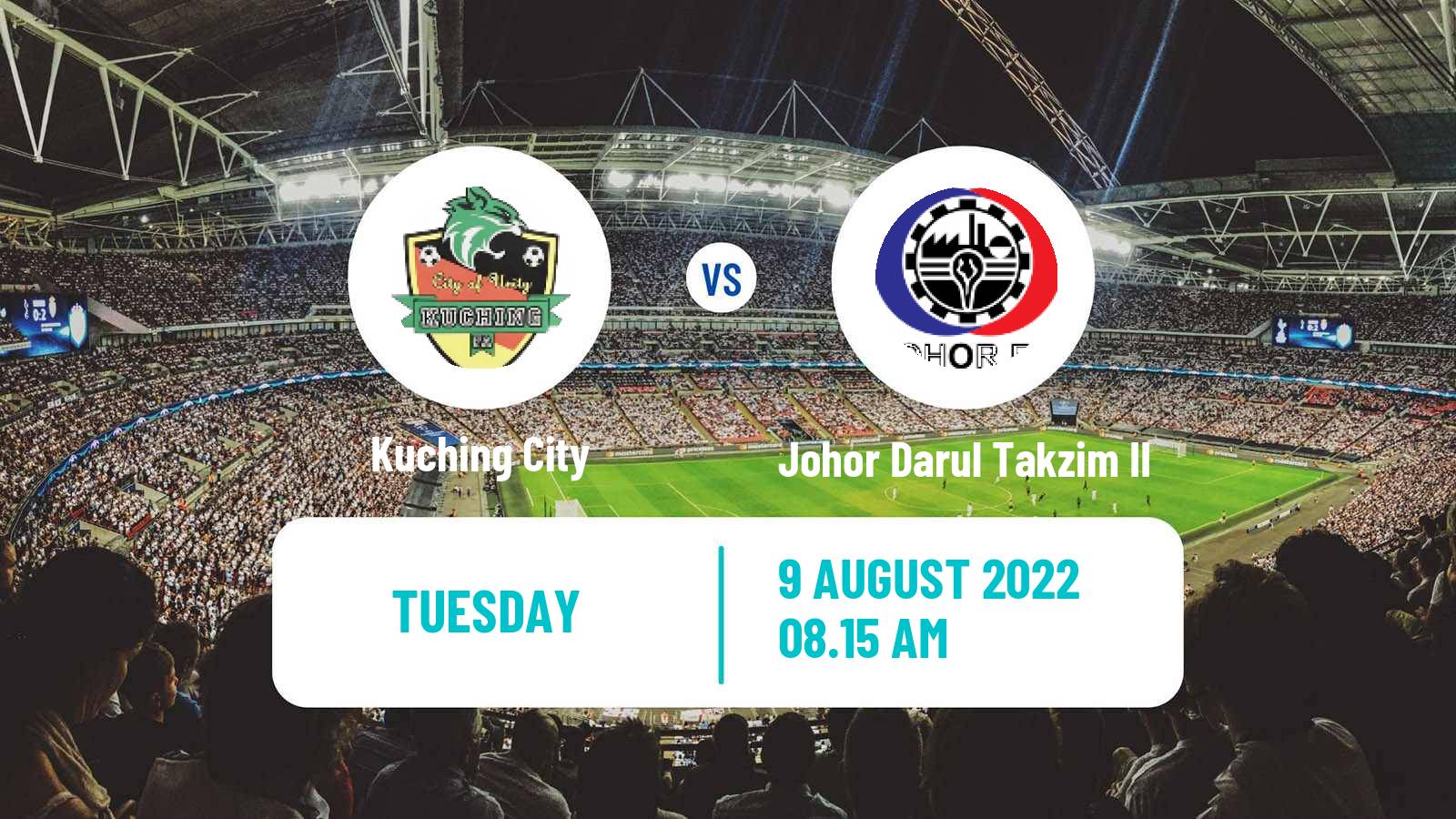 Soccer Malaysian Premier League Kuching City - Johor Darul Takzim II