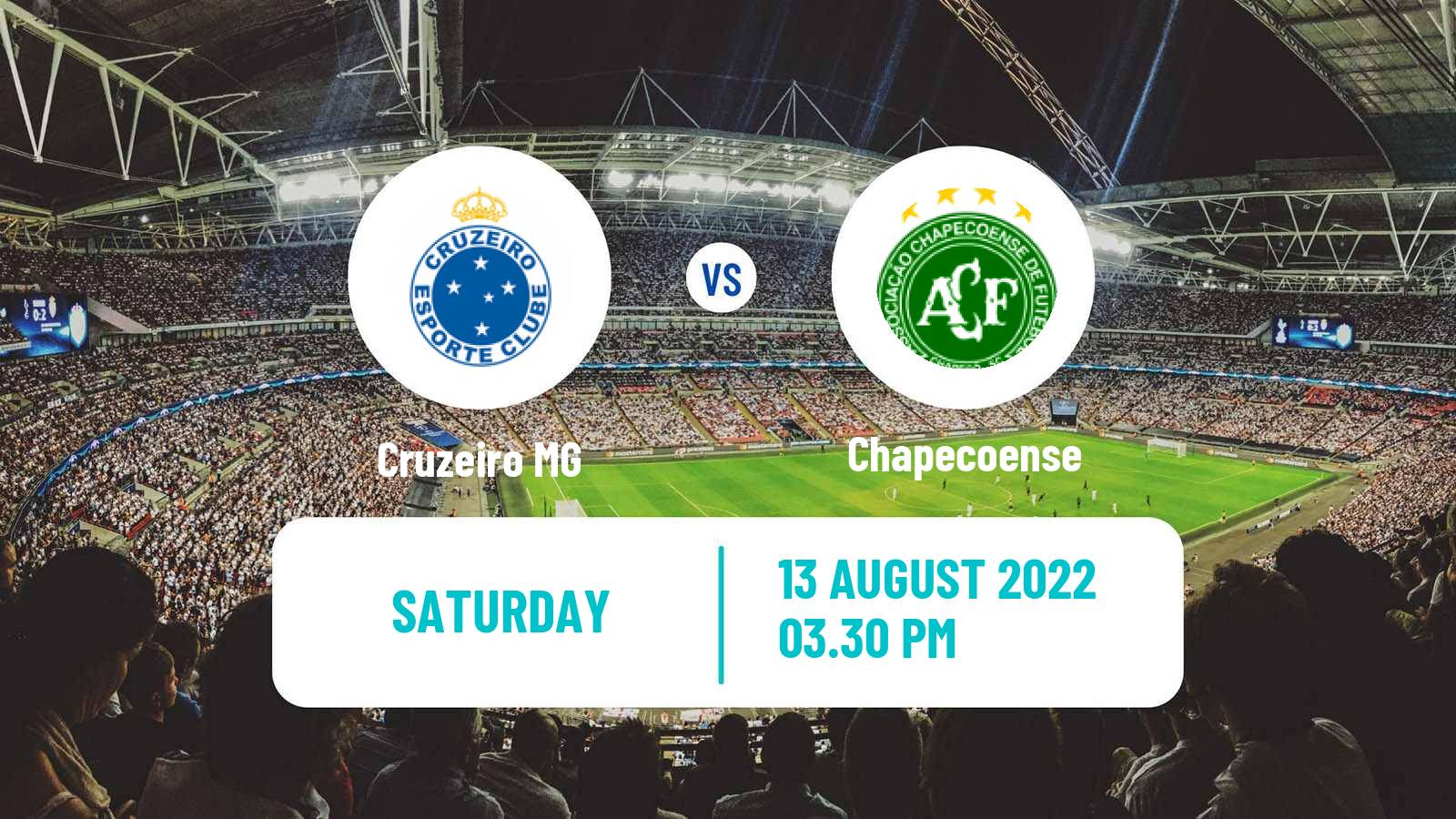 Soccer Brazilian Serie B Cruzeiro - Chapecoense