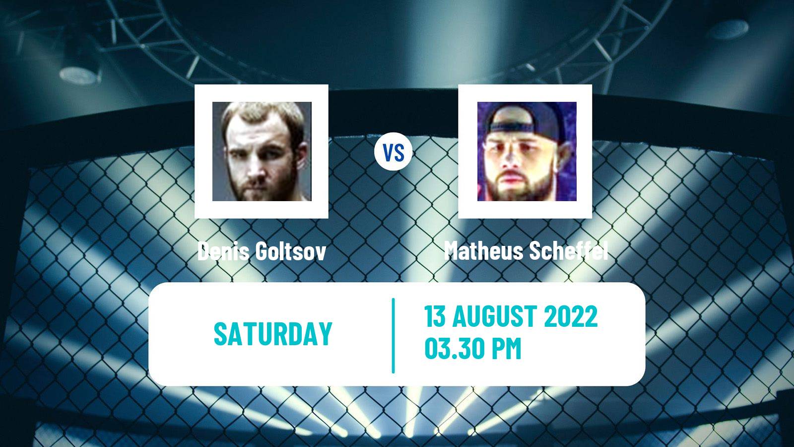 MMA MMA Denis Goltsov - Matheus Scheffel