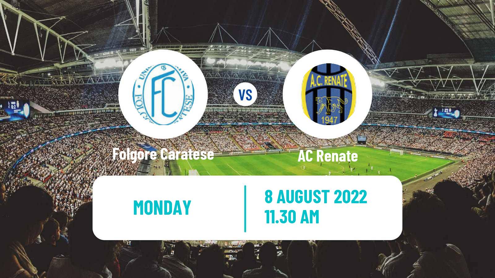 Soccer Club Friendly Folgore Caratese - Renate