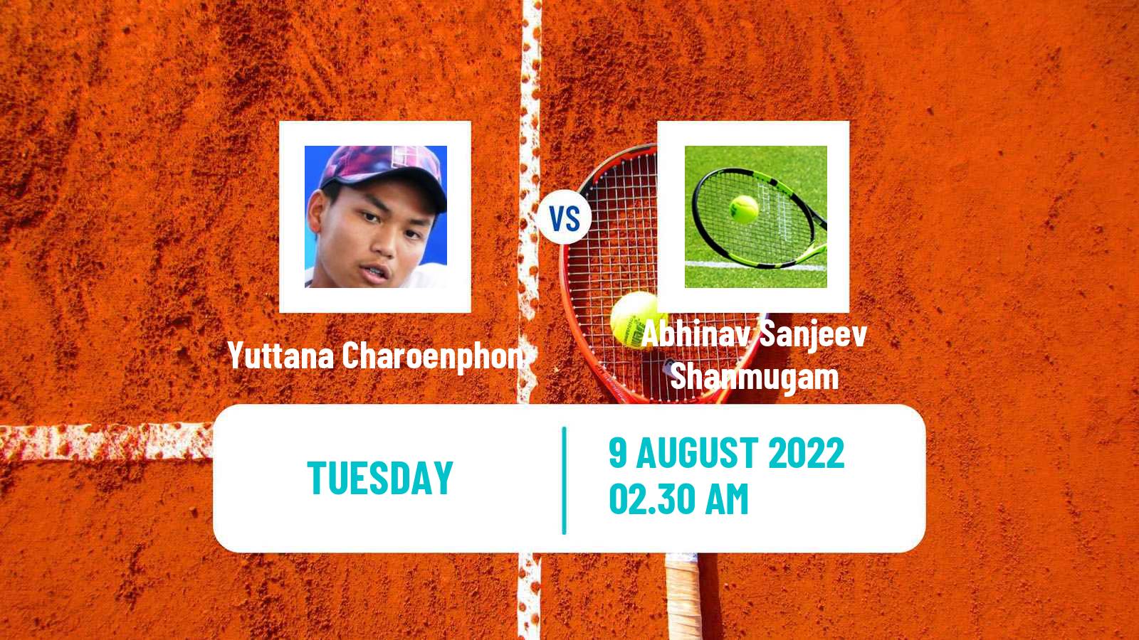 Tennis ITF Tournaments Yuttana Charoenphon - Abhinav Sanjeev Shanmugam