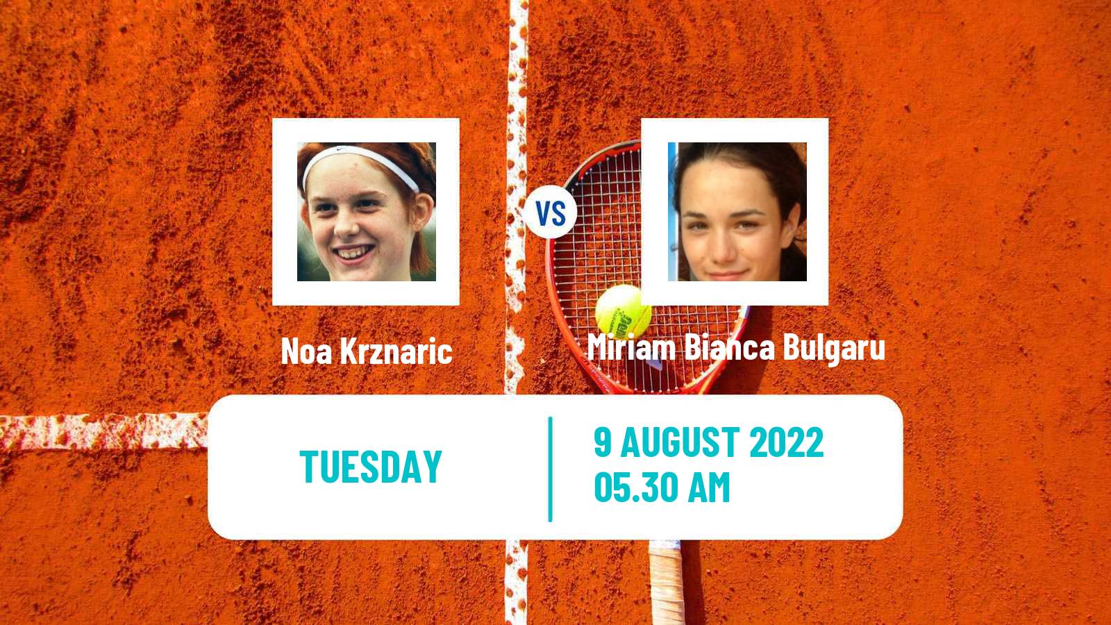 Tennis ITF Tournaments Noa Krznaric - Miriam Bianca Bulgaru