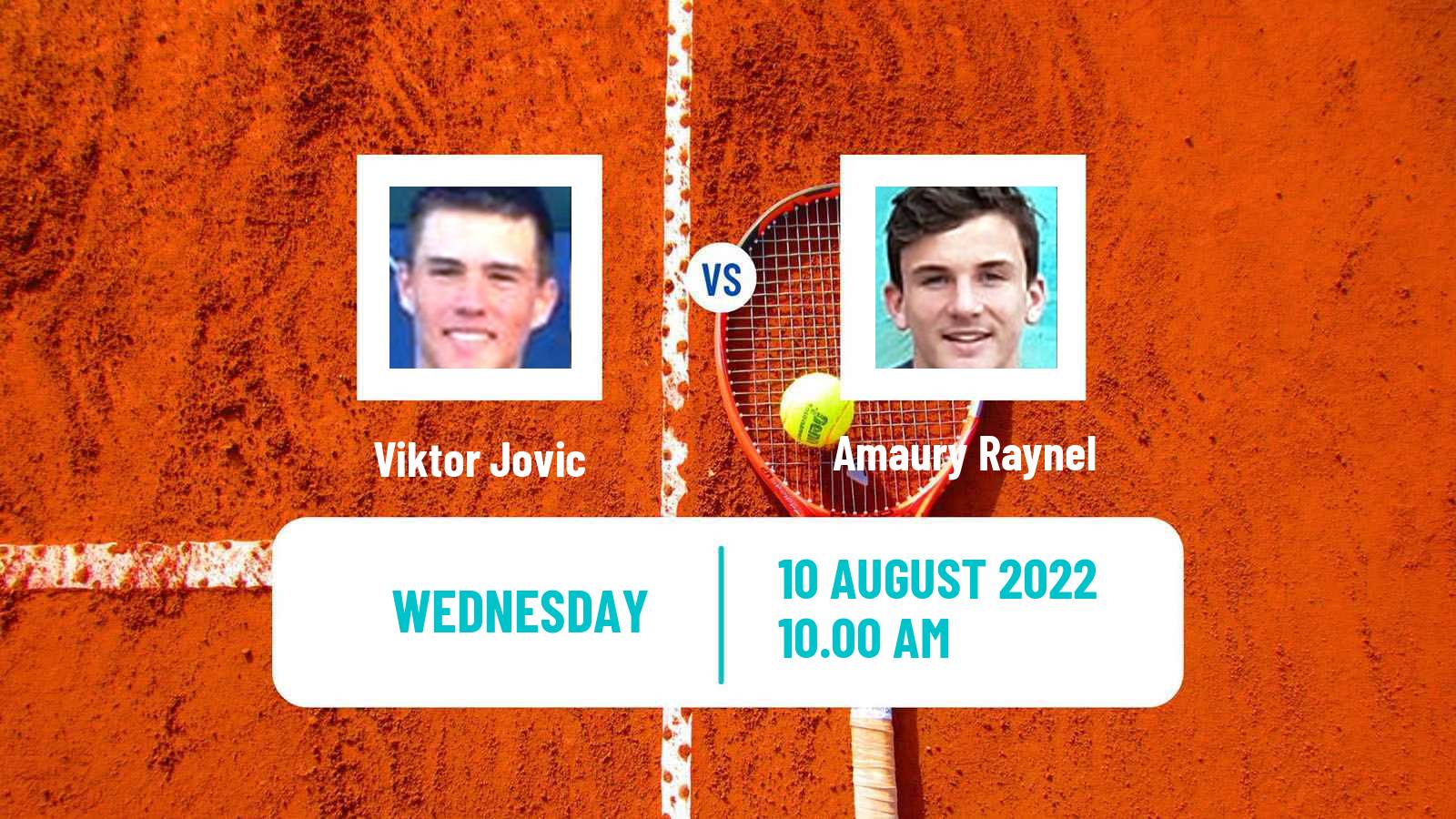 Tennis ITF Tournaments Viktor Jovic - Amaury Raynel