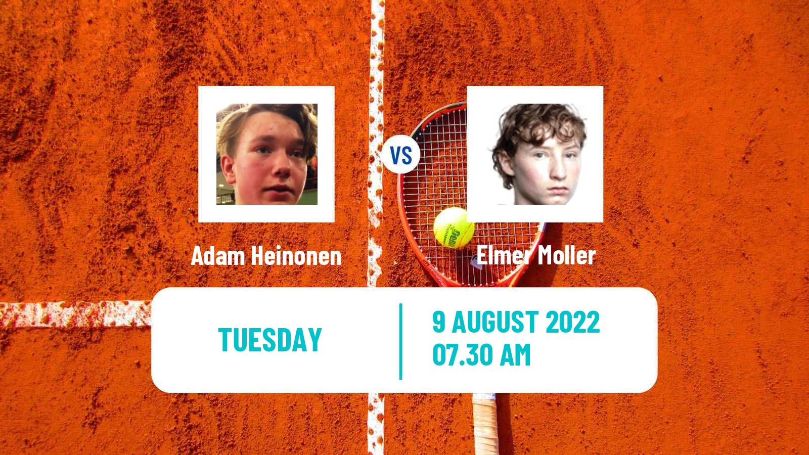 Tennis ITF Tournaments Adam Heinonen - Elmer Moller