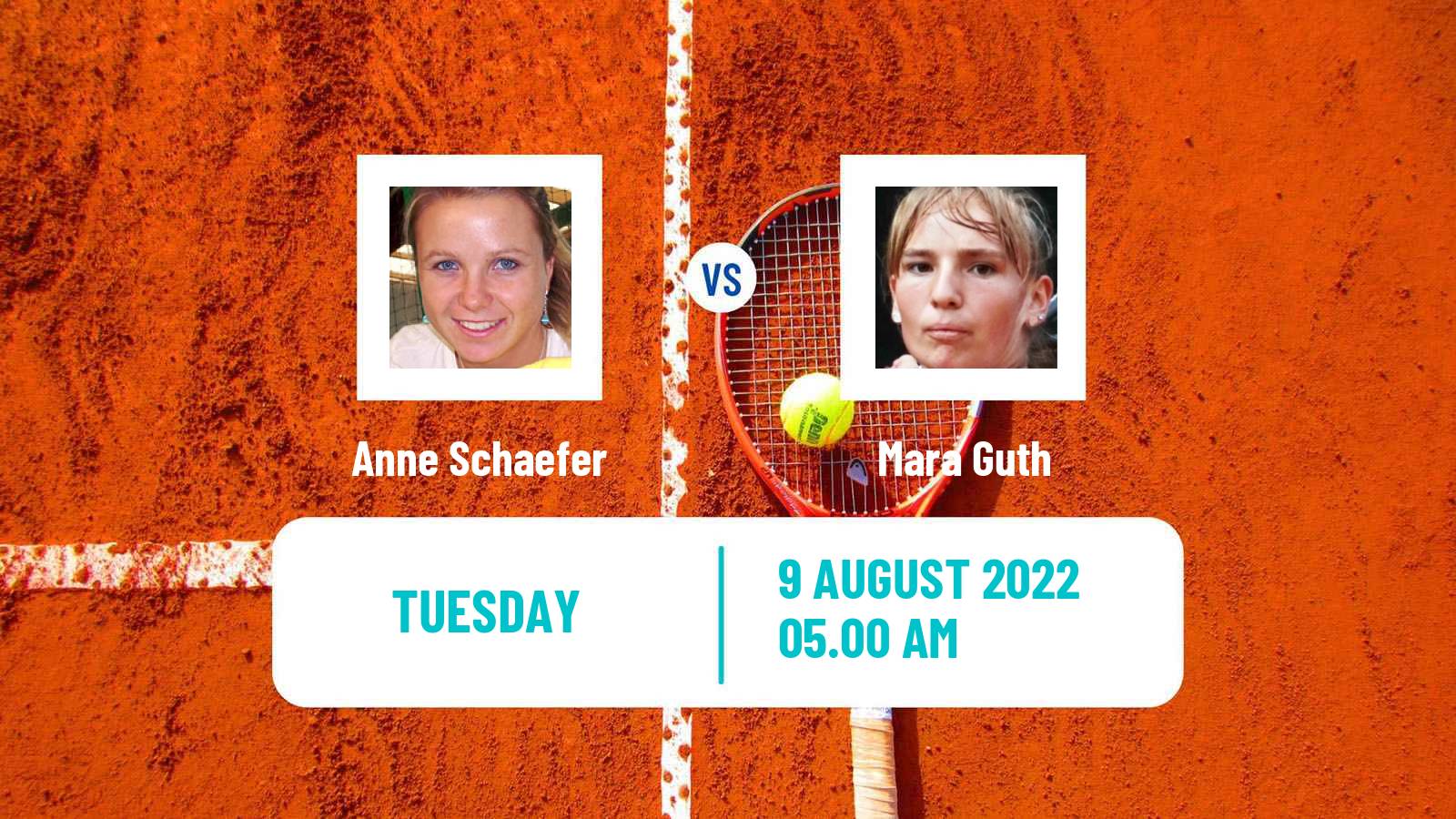 Tennis ITF Tournaments Anne Schaefer - Mara Guth